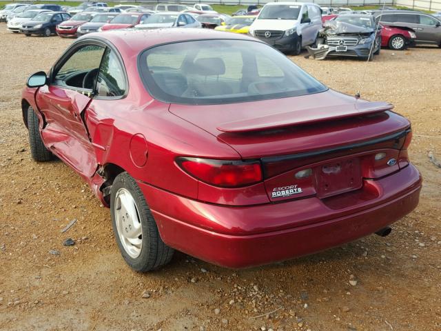 3FAKP113XYR141713 - 2000 FORD ESCORT ZX2 RED photo 3