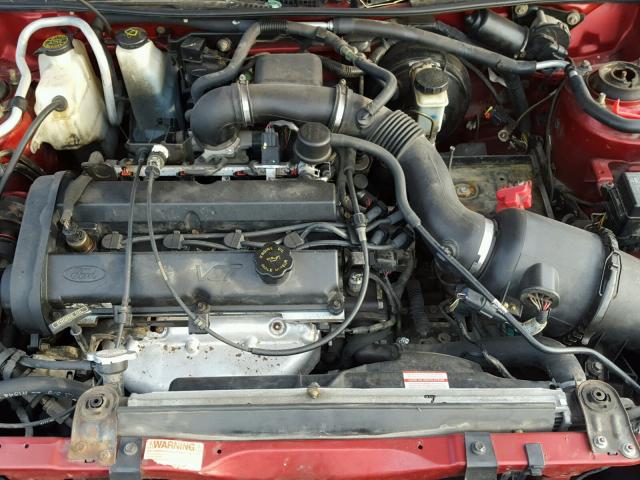 3FAKP113XYR141713 - 2000 FORD ESCORT ZX2 RED photo 7