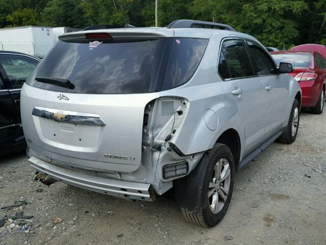 2GNALDEK5D6279303 - 2013 CHEVROLET EQUINOX LT SILVER photo 4