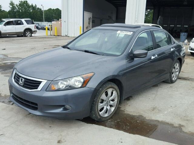 1HGCP36878A026609 - 2008 HONDA ACCORD EXL CHARCOAL photo 2