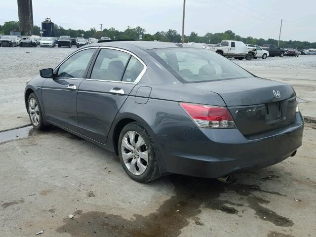 1HGCP36878A026609 - 2008 HONDA ACCORD EXL CHARCOAL photo 3