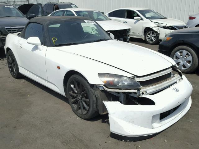 JHMAP21477S002855 - 2007 HONDA S2000 WHITE photo 1