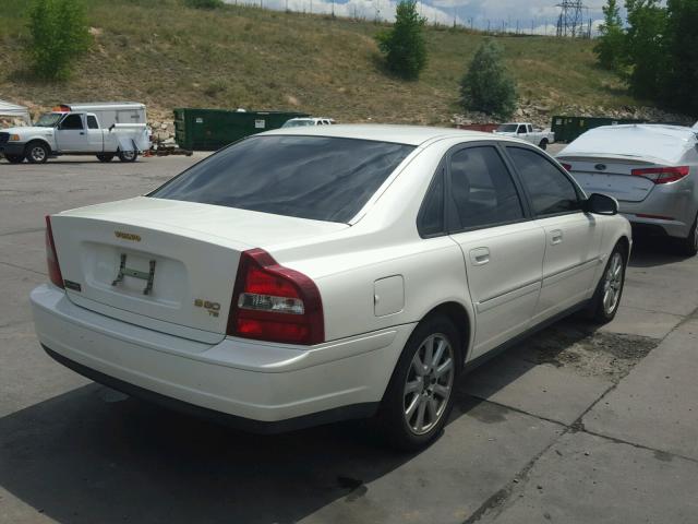 YV1TS91D421280428 - 2002 VOLVO S80 T6 TUR WHITE photo 4