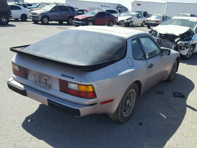 WP0AA0948EN457026 - 1984 PORSCHE 944 GRAY photo 4