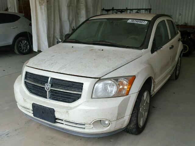 1B3HB48B47D288314 - 2007 DODGE CALIBER SX WHITE photo 2