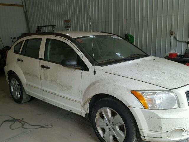 1B3HB48B47D288314 - 2007 DODGE CALIBER SX WHITE photo 9