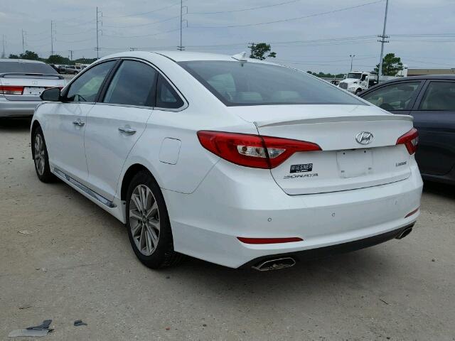 5NPE34AFXHH508806 - 2017 HYUNDAI SONATA WHITE photo 3