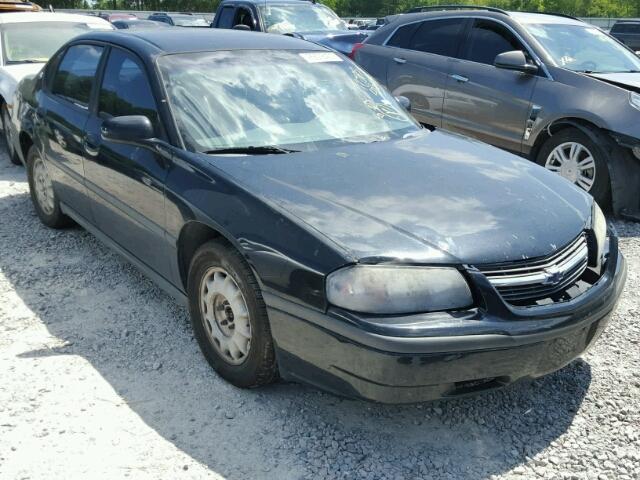 2G1WF52E949121337 - 2004 CHEVROLET IMPALA BLACK photo 1