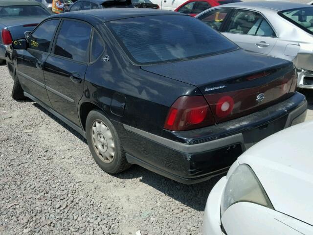 2G1WF52E949121337 - 2004 CHEVROLET IMPALA BLACK photo 3