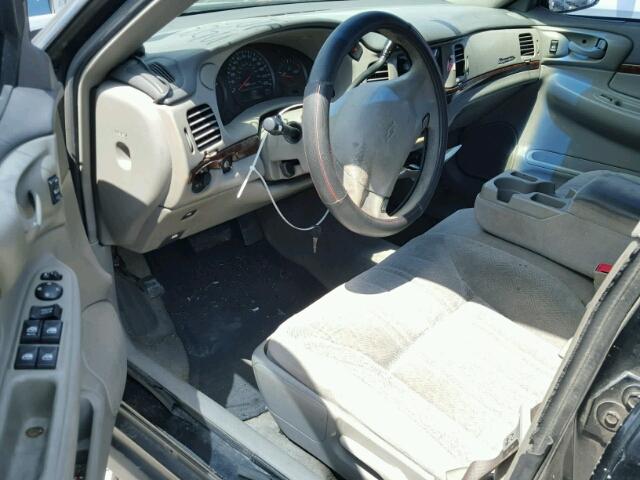 2G1WF52E949121337 - 2004 CHEVROLET IMPALA BLACK photo 9