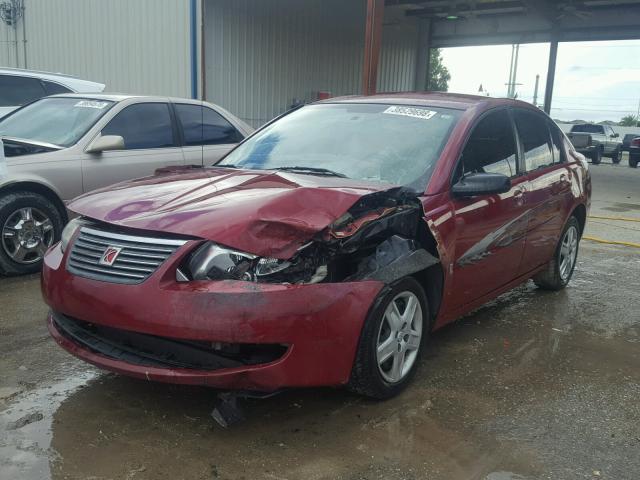 1G8AJ55F07Z159306 - 2007 SATURN ION LEVEL BURGUNDY photo 2