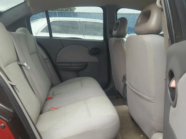 1G8AJ55F07Z159306 - 2007 SATURN ION LEVEL BURGUNDY photo 6