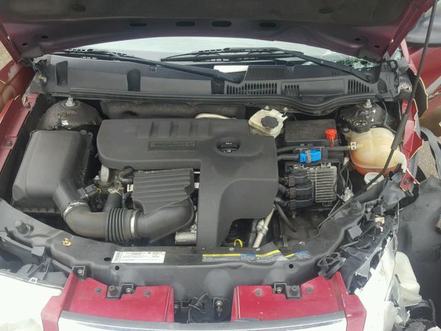 1G8AJ55F07Z159306 - 2007 SATURN ION LEVEL BURGUNDY photo 7