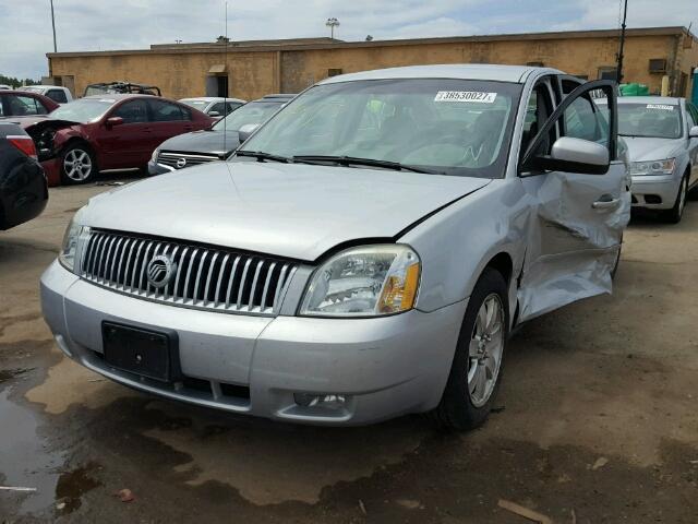 1MEFM40165G606379 - 2005 MERCURY MONTEGO LU SILVER photo 2