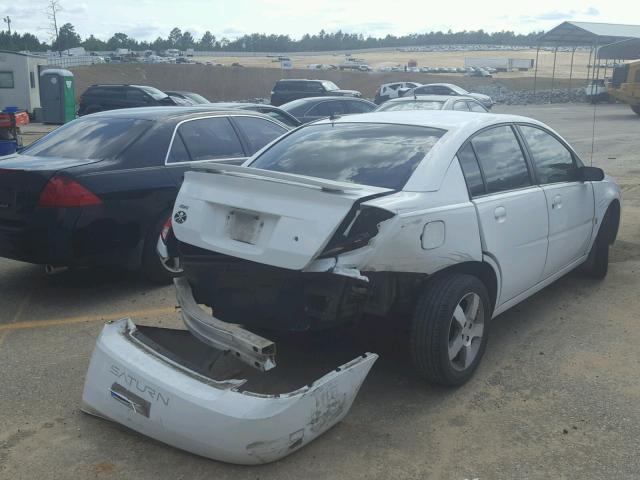 1G8AL55F56Z105217 - 2006 SATURN ION LEVEL WHITE photo 4