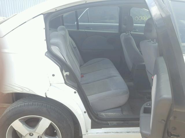 1G8AL55F56Z105217 - 2006 SATURN ION LEVEL WHITE photo 6