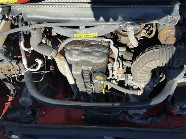 2CNBJ13C416928402 - 2001 CHEVROLET TRACKER RED photo 7