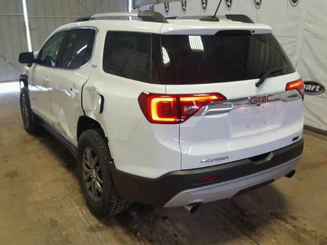 1GKKNMLS7JZ109183 - 2018 GMC ACADIA SLT Biały zdjęcie 3