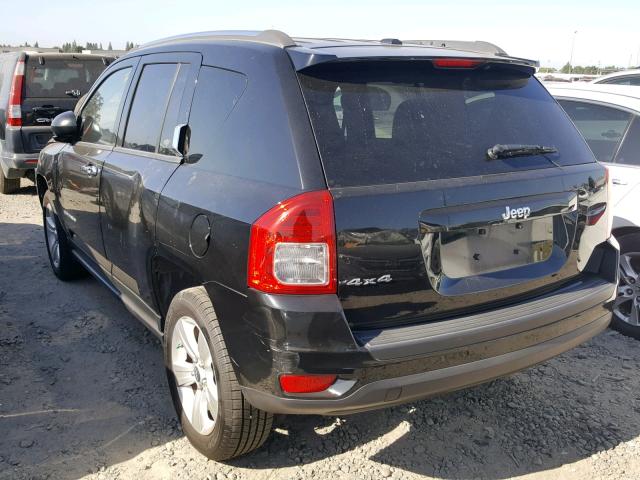 1C4NJDBB4CD633266 - 2012 JEEP COMPASS SP BLACK photo 3