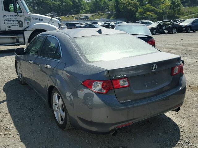 JH4CU26679C007255 - 2009 ACURA TSX GRAY photo 3