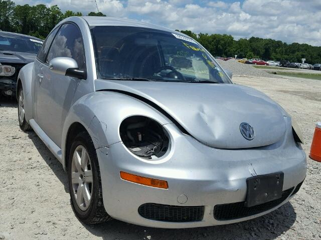 3VWPW31C57M512073 - 2007 VOLKSWAGEN NEW BEETLE SILVER photo 1