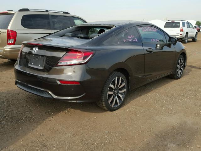 2HGFG3B0XEH504256 - 2014 HONDA CIVIC EXL 黑色 照片 4