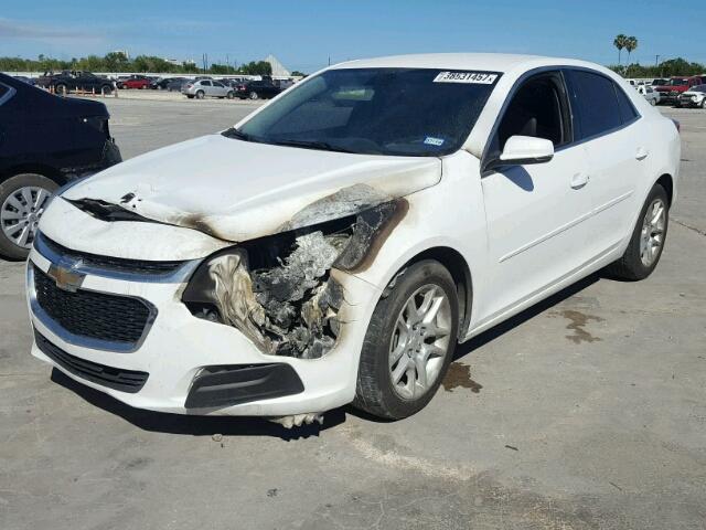 1G11C5SL5FF278195 - 2015 CHEVROLET MALIBU 1LT WHITE photo 2