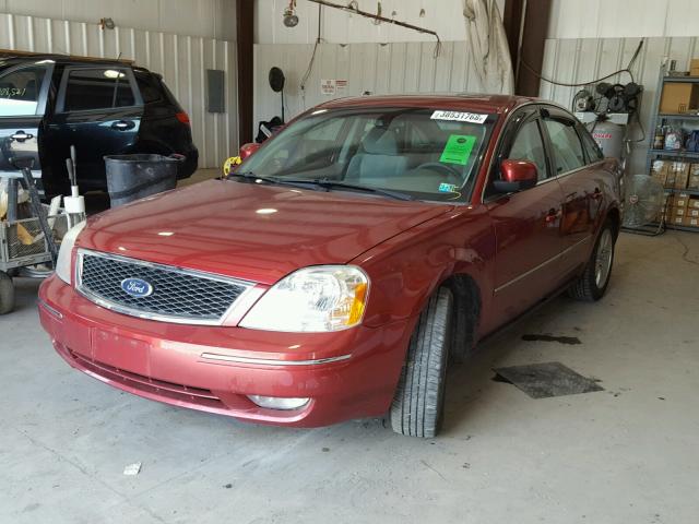 1FAFP27125G189111 - 2005 FORD FIVE HUNDR RED photo 2