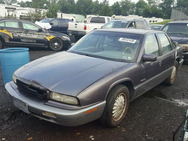 2G4WF52L2S1431648 - 1995 BUICK REGAL GRAN GRAY photo 2