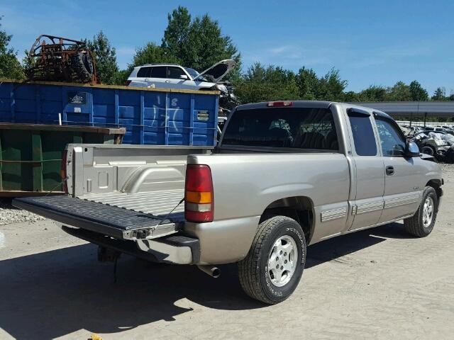 2GCEC19T9X1212295 - 1999 CHEVROLET SILVERADO GRAY photo 4