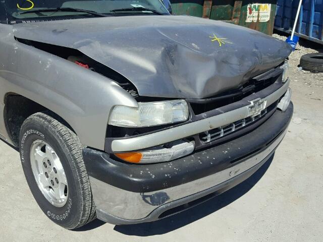 2GCEC19T9X1212295 - 1999 CHEVROLET SILVERADO GRAY photo 9