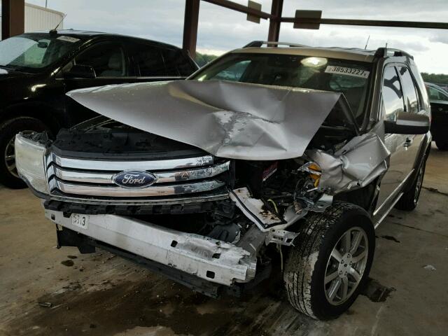 1FMDK02W78GA38840 - 2008 FORD TAURUS X GRAY photo 2