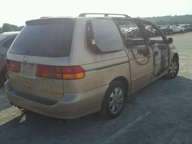 2HKRL18062H544632 - 2002 HONDA ODYSSEY EX BURN photo 4