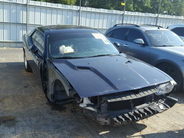 2C3CDYAG5CH158060 - 2012 DODGE CHALLENGER BLUE photo 1