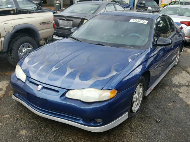 2G1WX12K139366045 - 2003 CHEVROLET MONTE CARL ლურჯი ფოტო 2