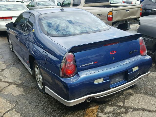 2G1WX12K139366045 - 2003 CHEVROLET MONTE CARL ლურჯი ფოტო 3