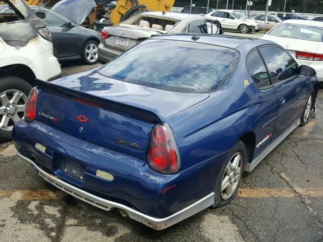 2G1WX12K139366045 - 2003 CHEVROLET MONTE CARL ლურჯი ფოტო 4
