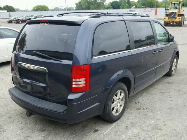 2A8HR54P18R782056 - 2008 CHRYSLER TOWN & COU 蓝色 照片 4