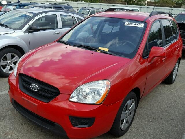 KNAFG528597269246 - 2009 KIA RONDO BASE RED photo 2