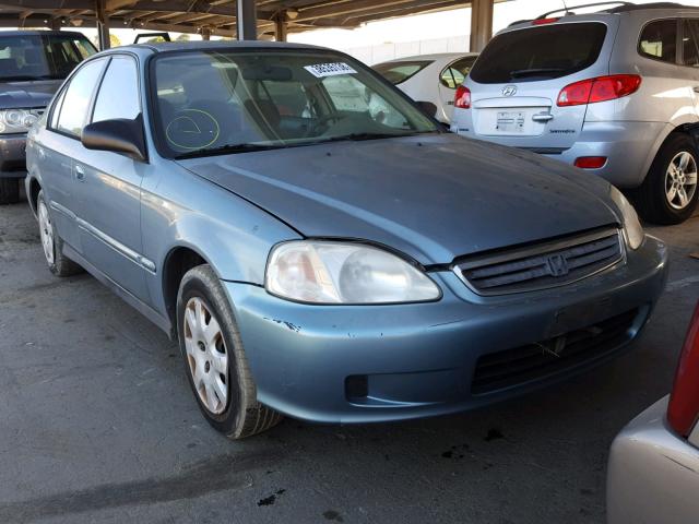 2HGEJ6616YH559731 - 2000 HONDA CIVIC BASE BLUE photo 1