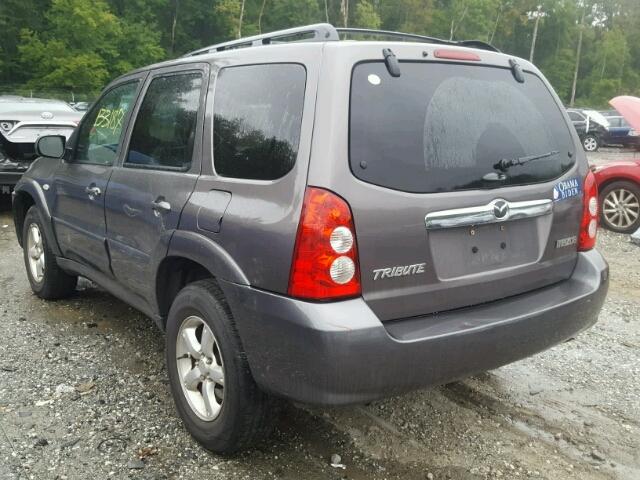 4F2YZ961X6KM07690 - 2006 MAZDA TRIBUTE S GRAY photo 3