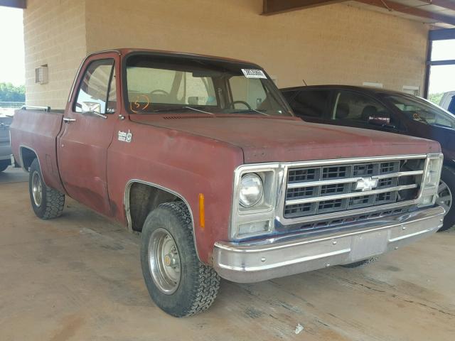 CCD149S145577 - 1979 CHEVROLET 1/2 TON RED photo 1