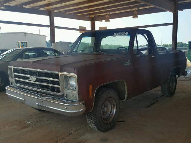 CCD149S145577 - 1979 CHEVROLET 1/2 TON RED photo 2