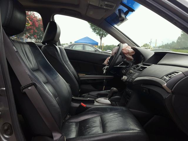 1HGCP36848A047241 - 2008 HONDA ACCORD EXL GRAY photo 5