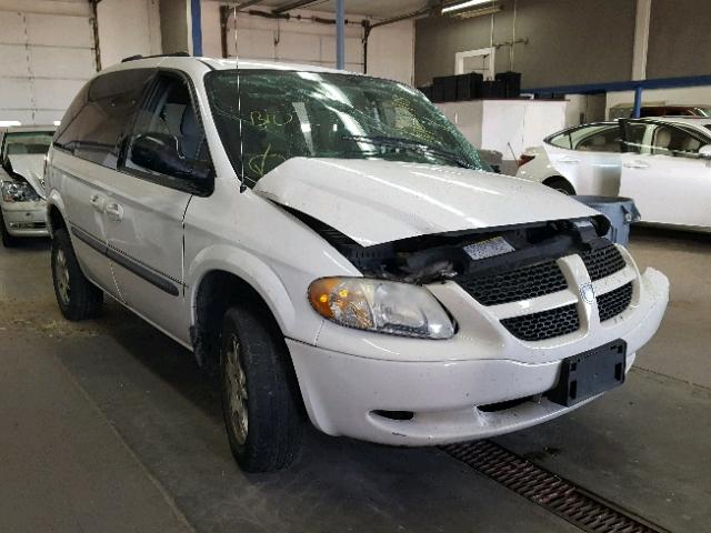 1D4GP45RX4B601616 - 2004 DODGE CARAVAN SX WHITE photo 1