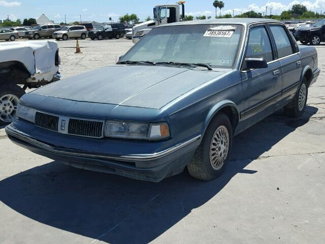 1G3AL54N6N6390069 - 1992 OLDSMOBILE CUTLASS CI BLUE photo 2