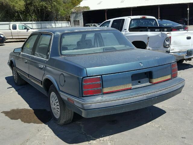 1G3AL54N6N6390069 - 1992 OLDSMOBILE CUTLASS CI BLUE photo 3