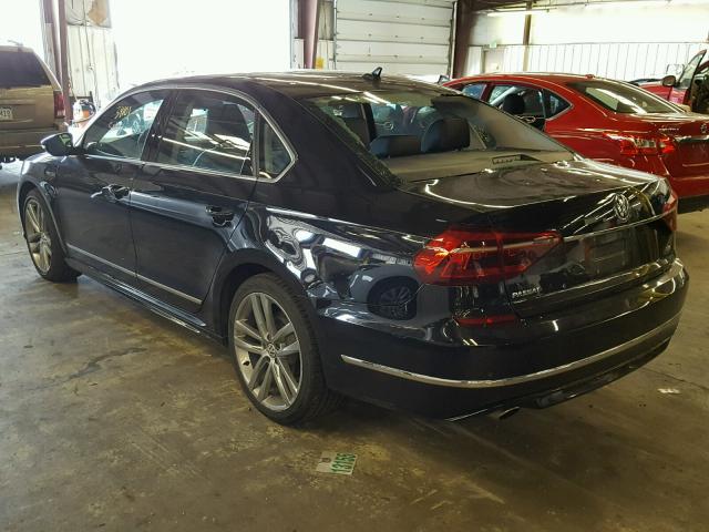 1VWDT7A37HC033370 - 2017 VOLKSWAGEN PASSAT R-L BLACK photo 3