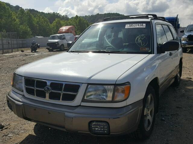 JF1SF6554XH705822 - 1999 SUBARU FORESTER S WHITE photo 2