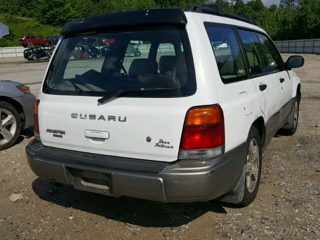 JF1SF6554XH705822 - 1999 SUBARU FORESTER S WHITE photo 4